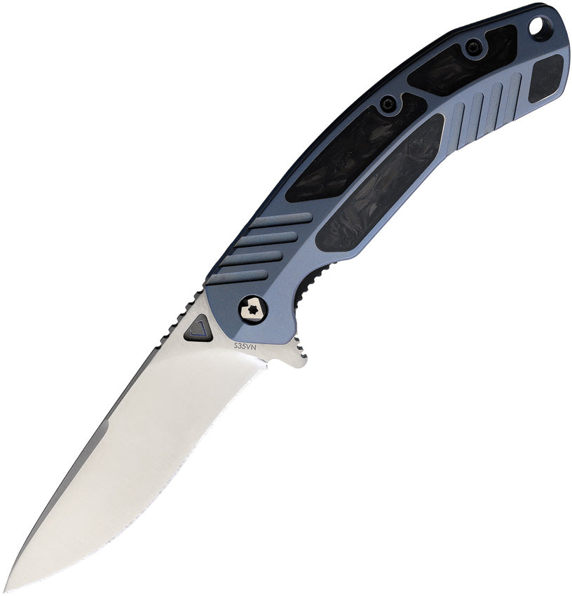 Tectonic Linerlock CF Blue - VNI16TICFPBL