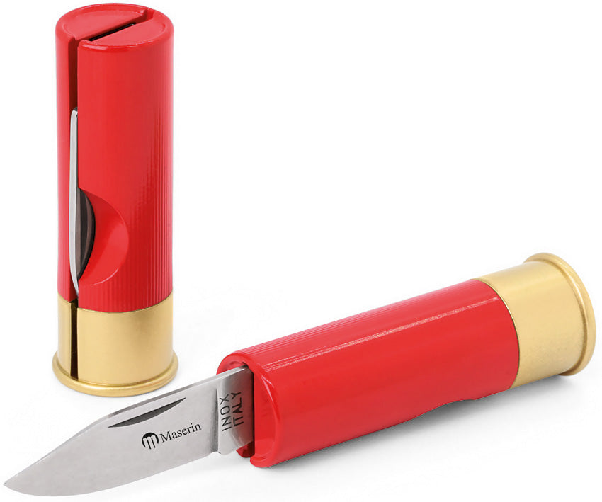 Shotgun Shell Knife Red - MAS70R