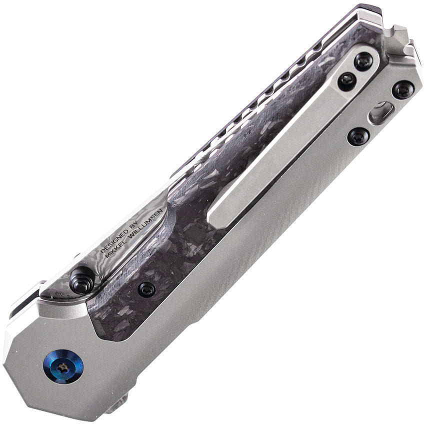EDC Tac Button Lock Damascus - K2009A3