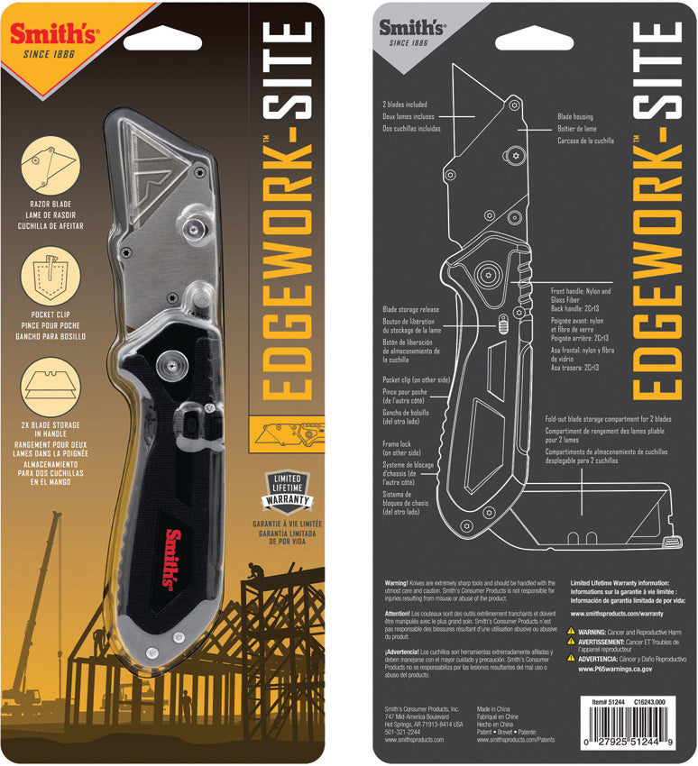 Edge Work-Site Razor Knife - AC51244