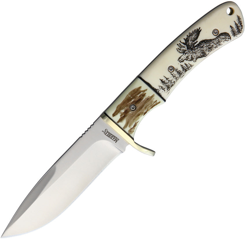 Fixed Blade Scrimshaw - MR440