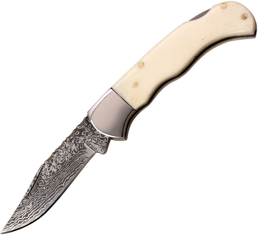 Lockback White Bone - ER956WB