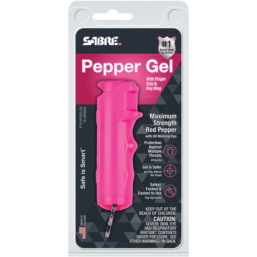 Finger Grip Pepper Spray Pink - SA15323