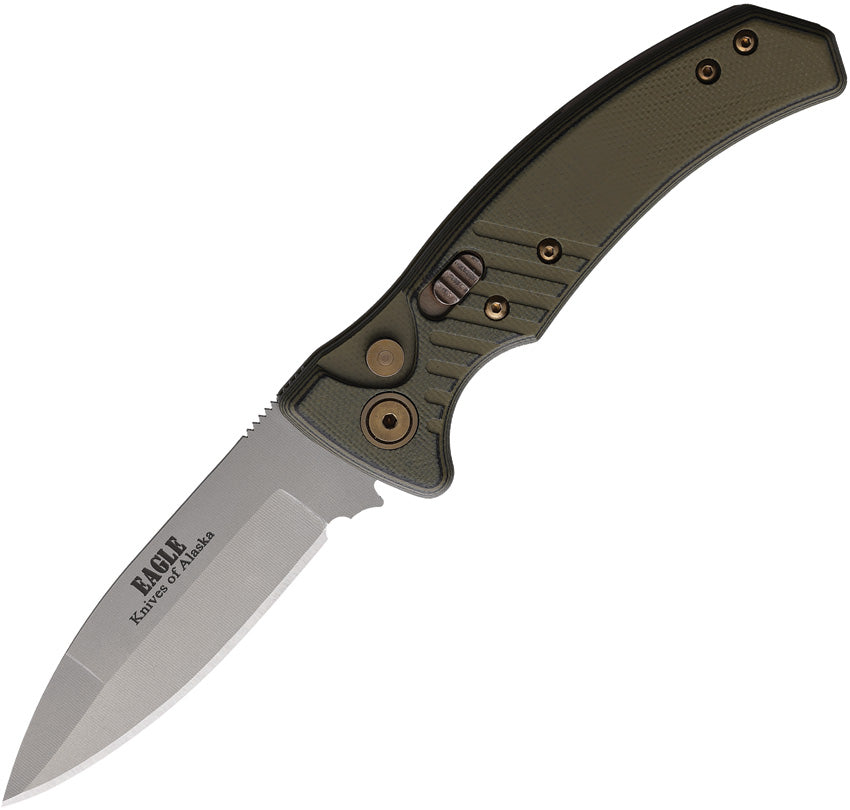 Auto Eagle Button Lock Blk/OD - KOA00940FG