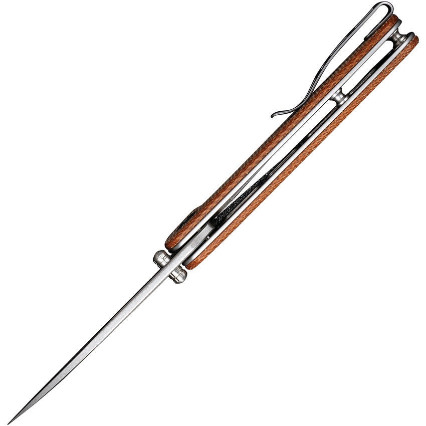 Scepter Linerlock Brn Micarta - SA03D