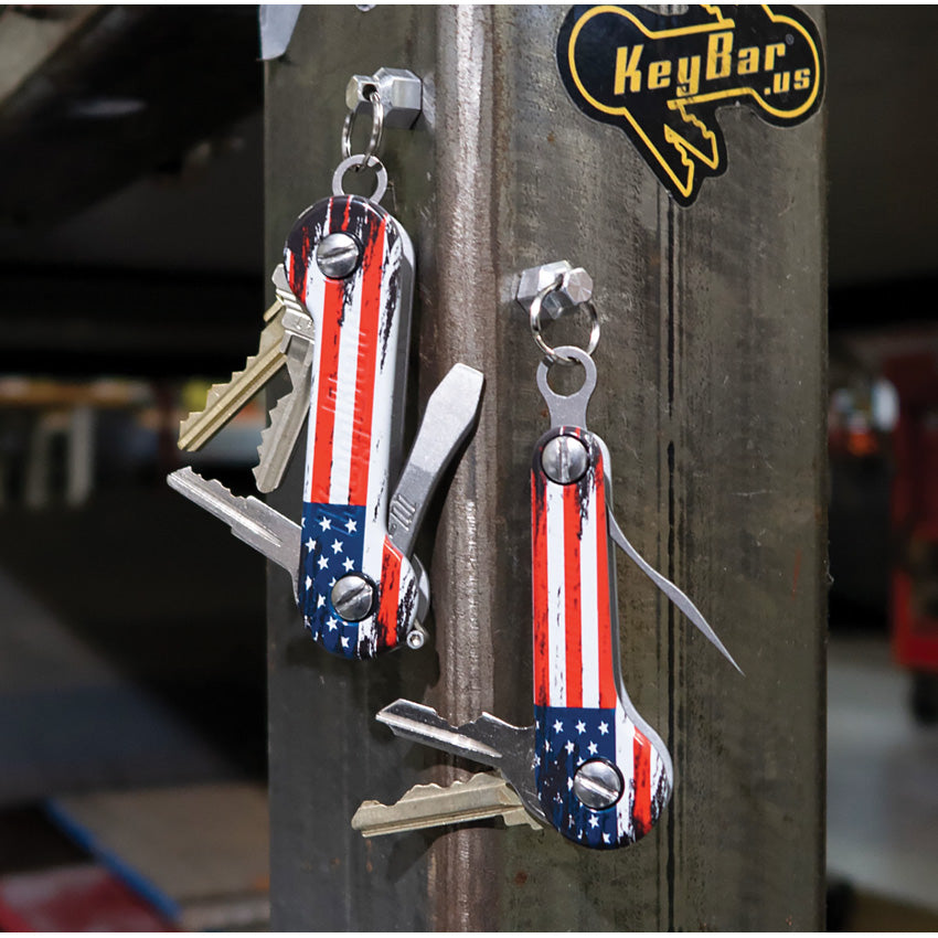 KeyBar Aluminum American Flag - KBR246