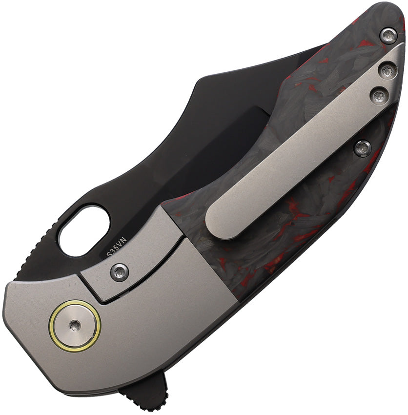 War Pig Framelock RedCF - RH034