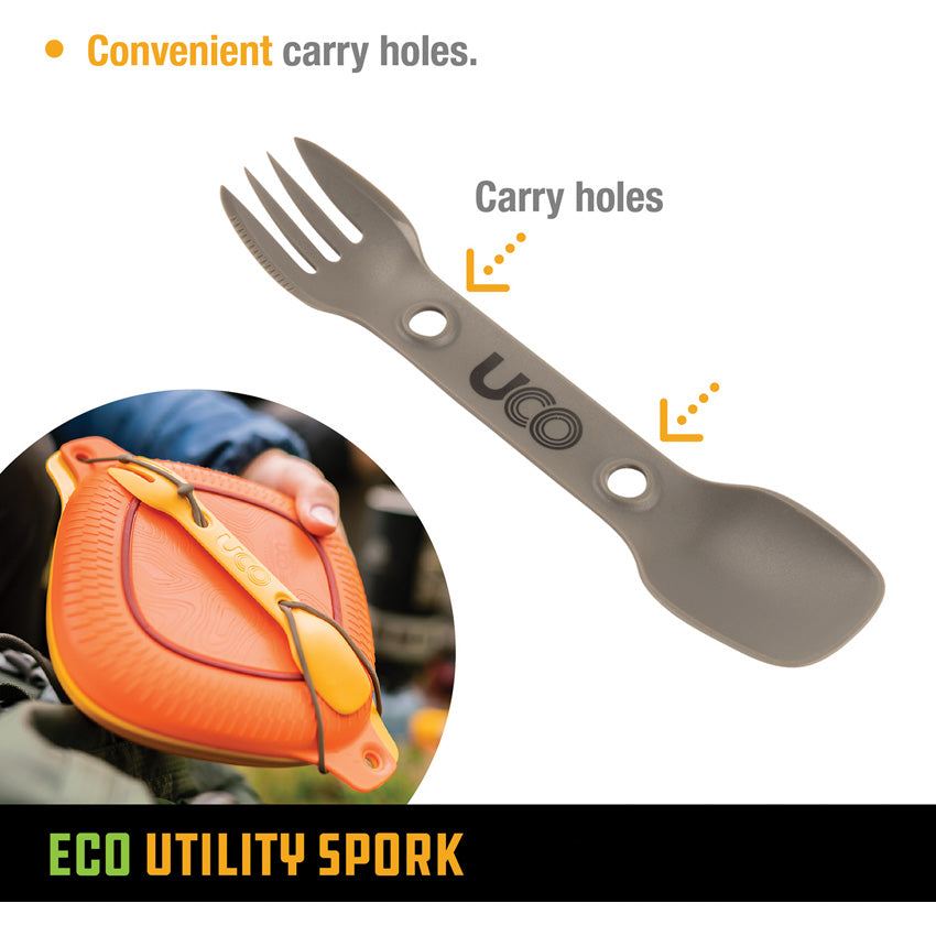 Eco Utility Spork Chili/Slate - UCO00418