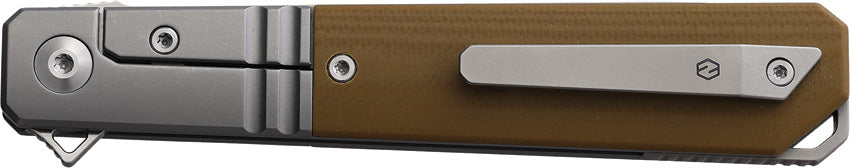 Flatline Framelock Tan G10 - KARB113