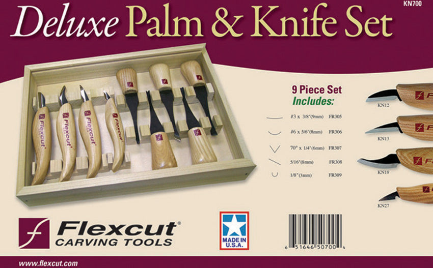 Deluxe Palm and Knife Set - FLEXKN700