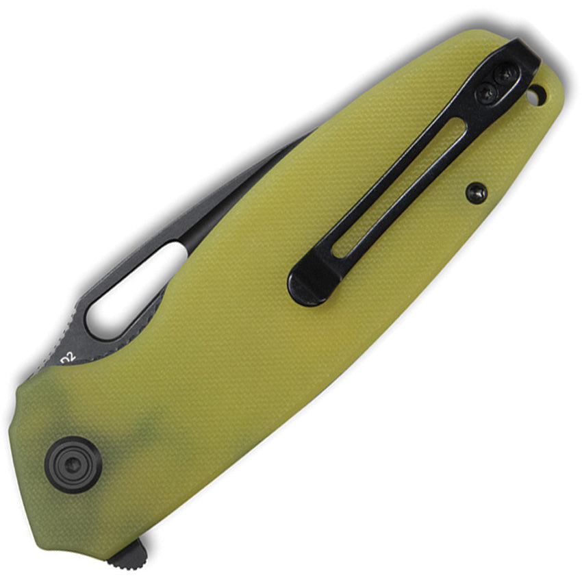 Tityus Linerlock Black Yellow - KUB322G