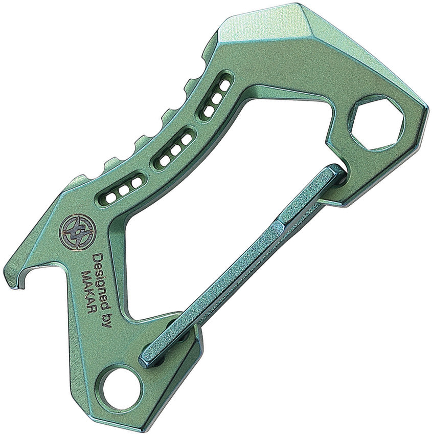 Bestechman Ti Carabiner Green - BTKM15C