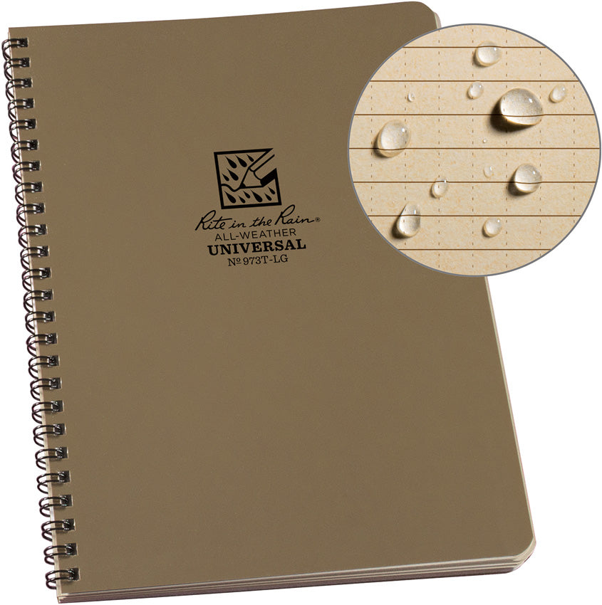 Large Side Spiral Tan - RITR973TLG