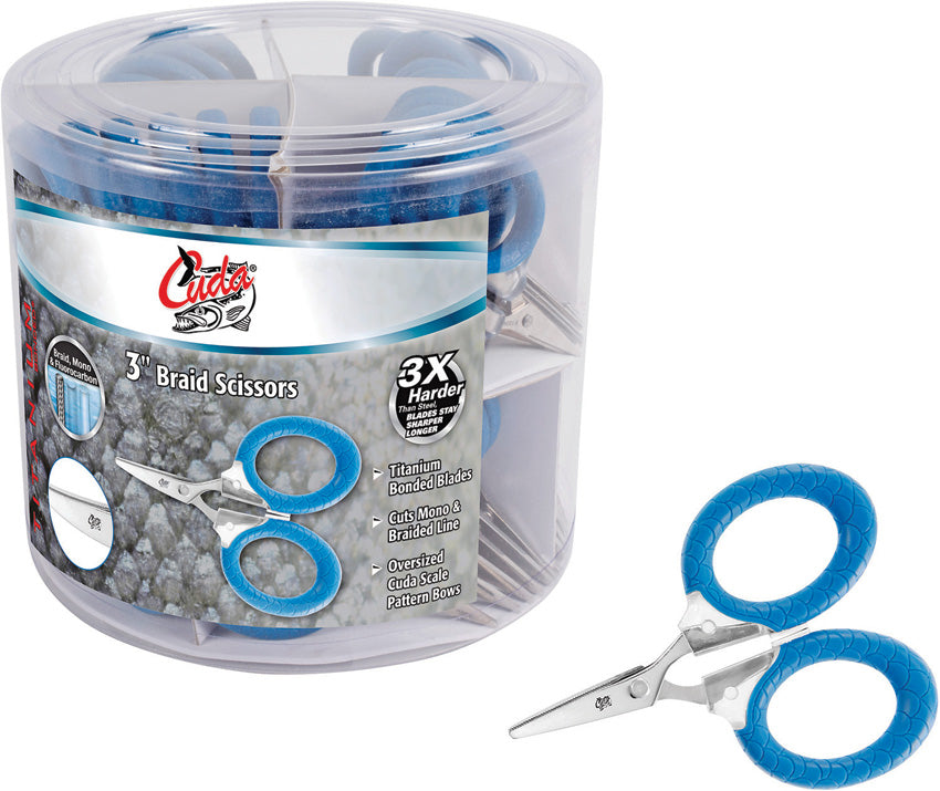 Cuda Bucket 50 Braid Scissors - CM23019