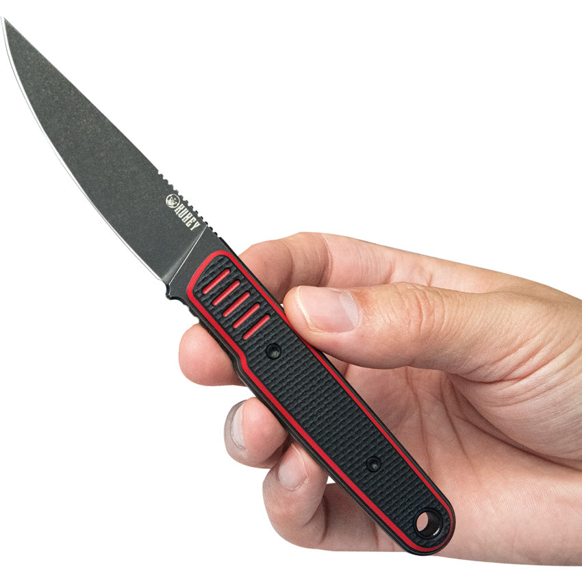 JL Fixed Blade Black/Red - KUB356A