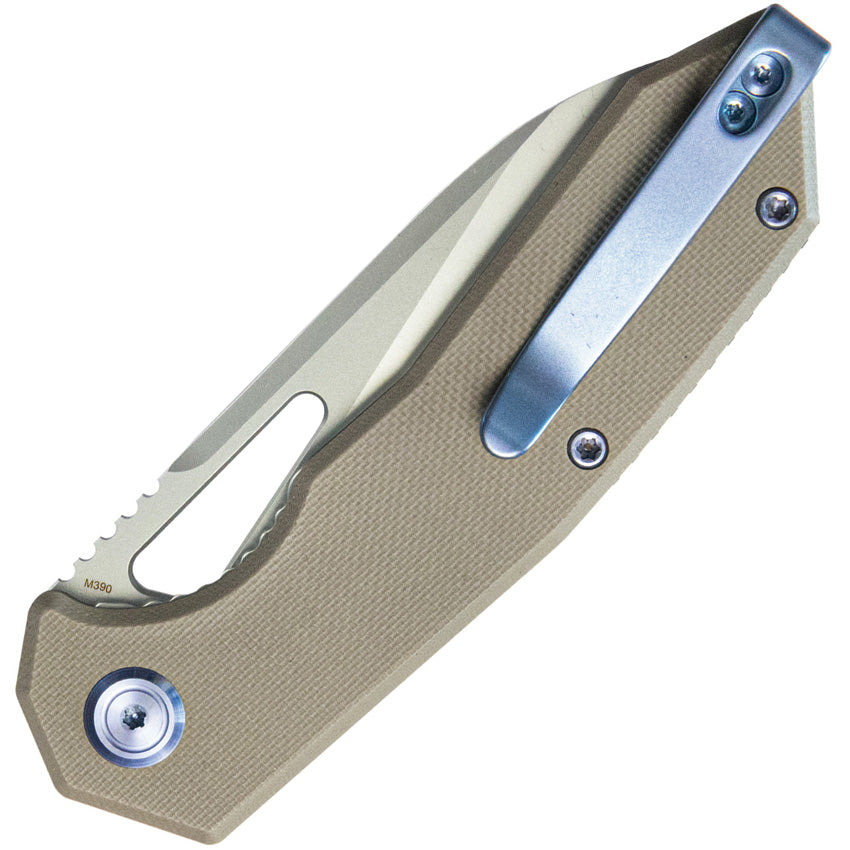 Vagrant Linerlock Tan G10 - KUB291T