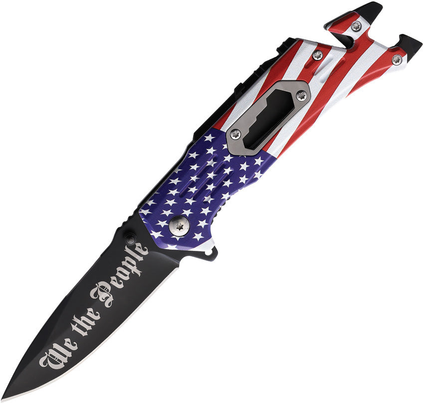 American Flag Linerlock A/O - STT2702