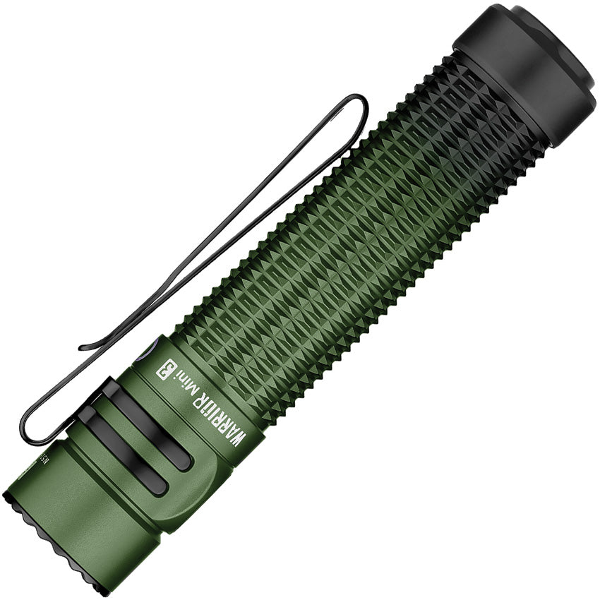 Warrior Mini 3 Flashlight Grn - OLTWRMINI3FORG