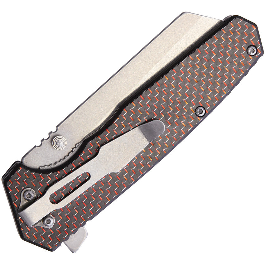 Linerlock Red Carbon Fiber - KO021