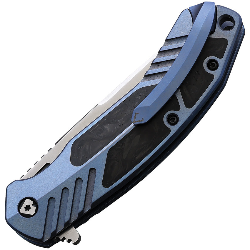 Tectonic Linerlock CF Blue - VNI16TICFPBL
