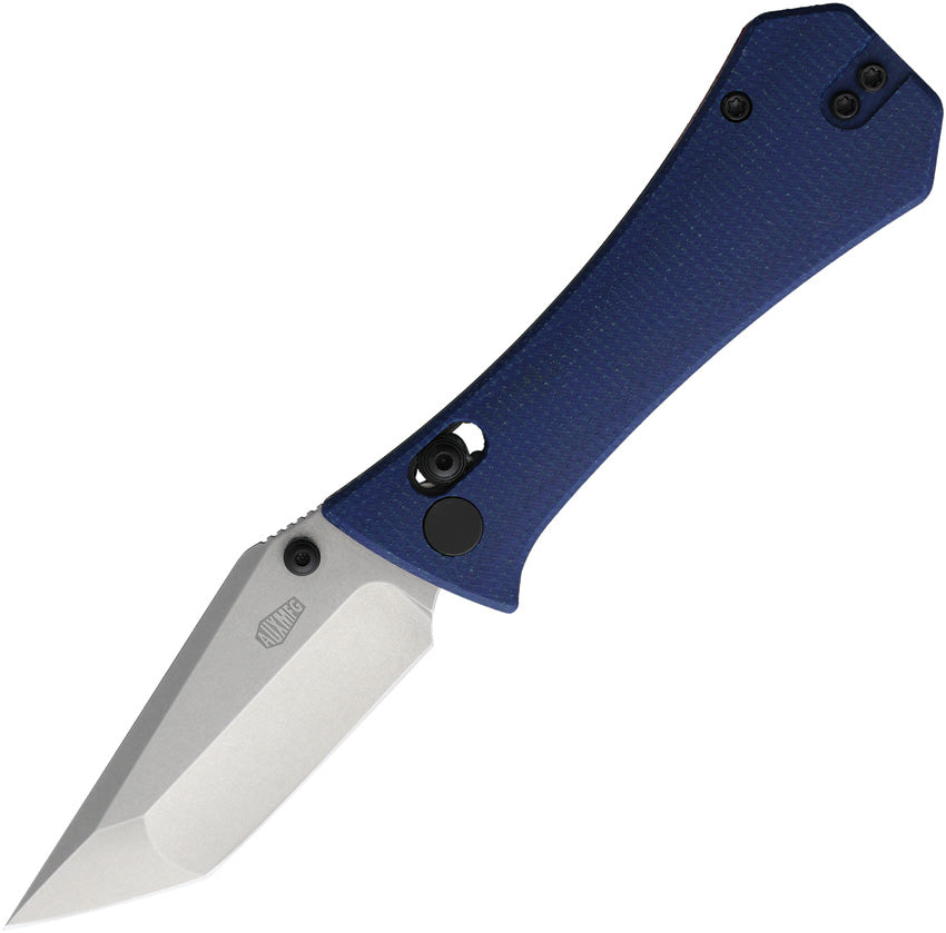 Coffin Tanto Crossbar Lock - AUX005BLU