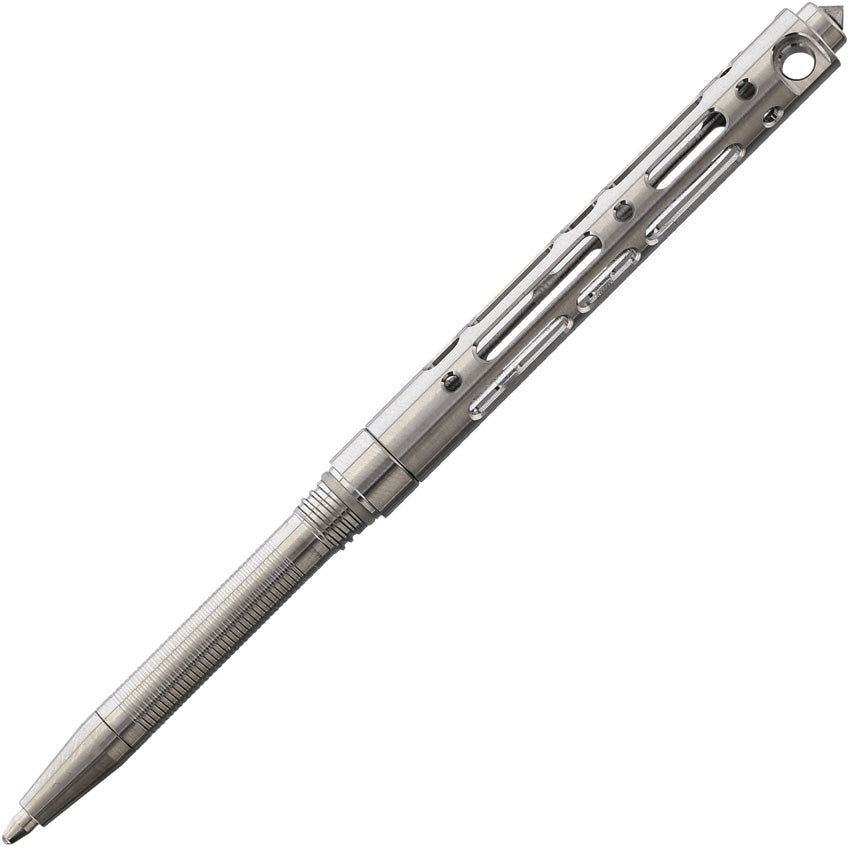 Compact Hollow Out Pen Silver - KETM005