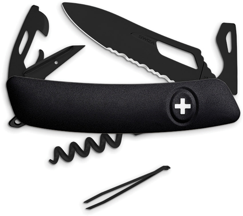 SH03 Swiss Pocket Knife Black - SZA0331010