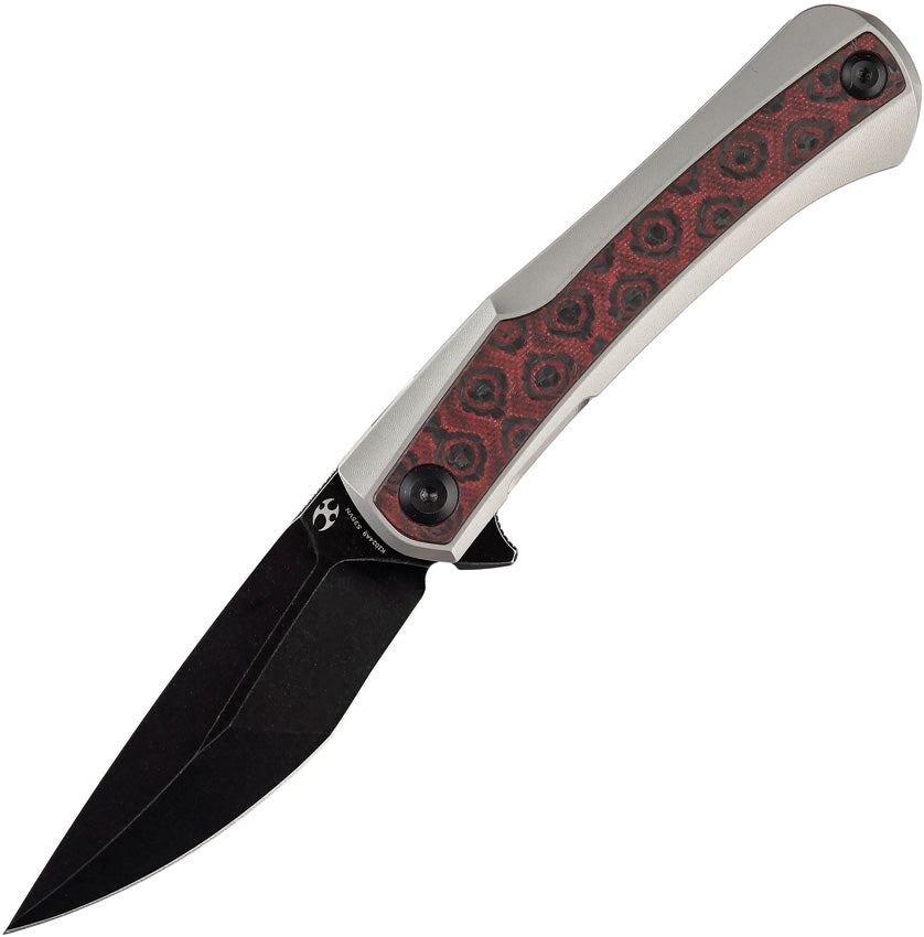 Kratos Framelock Red/Blk CF - K1024A9