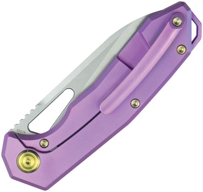Vagrant Framelock Purple Ti - KUB284D