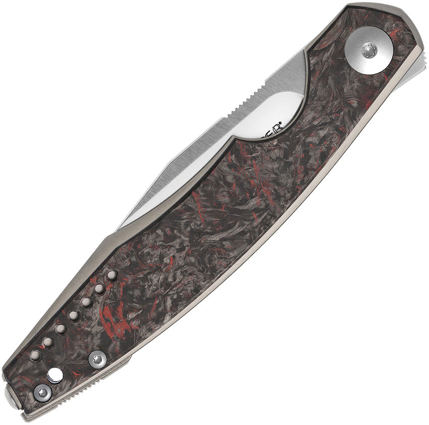 Belone Linerlock Red CF - V5970TIFCR