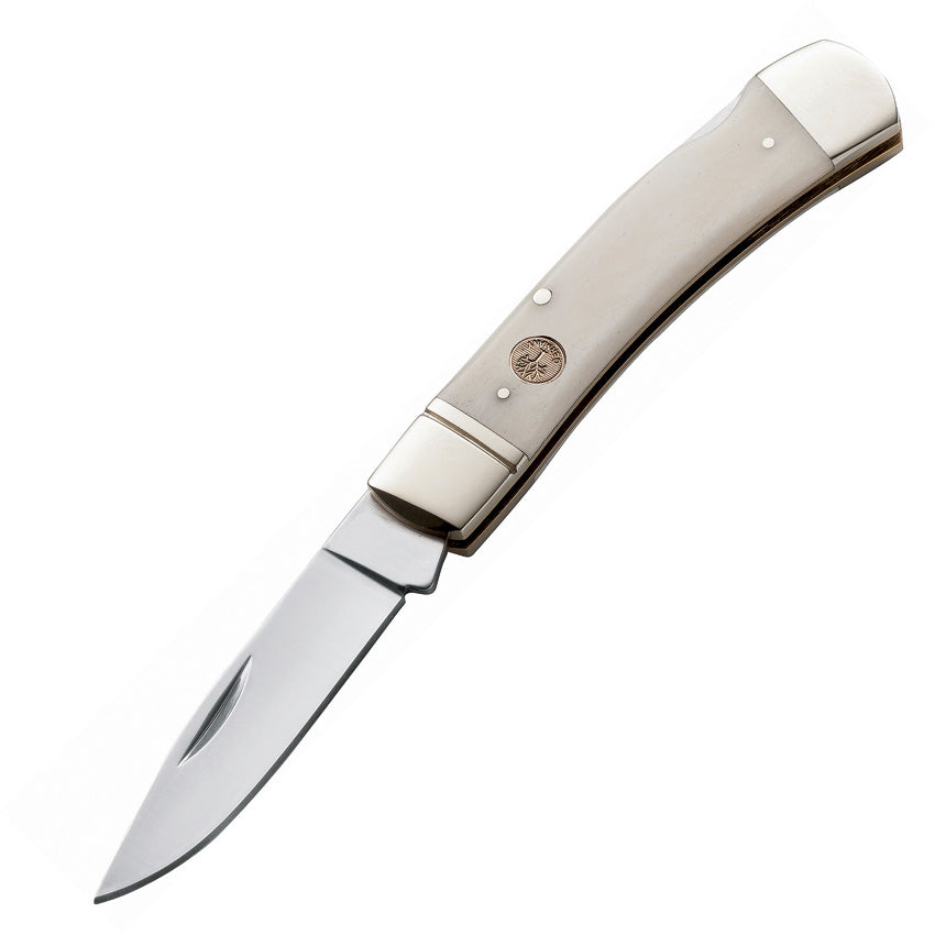 Lockback White Smooth Bone - BO110250WB