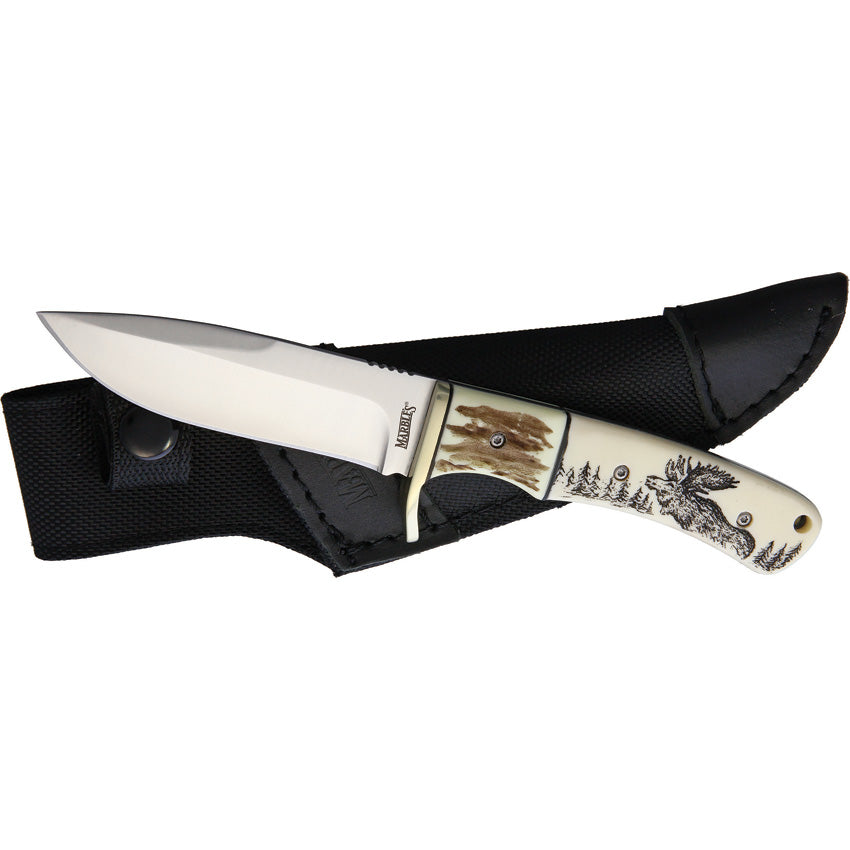 Fixed Blade Scrimshaw - MR440