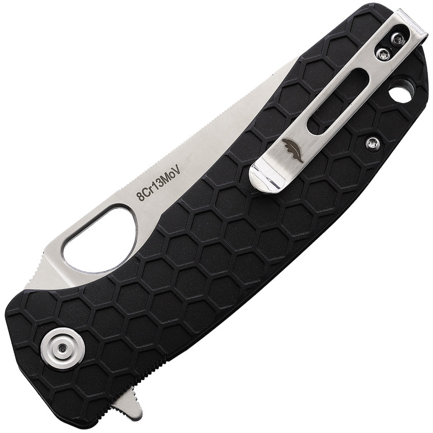 Large Leaf Linerlock Black - HB1288