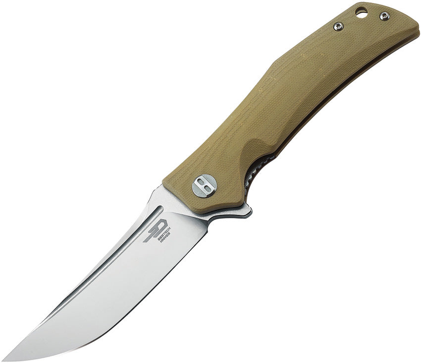 Scimitar G10 Linerlock Beige - BTKG05C1