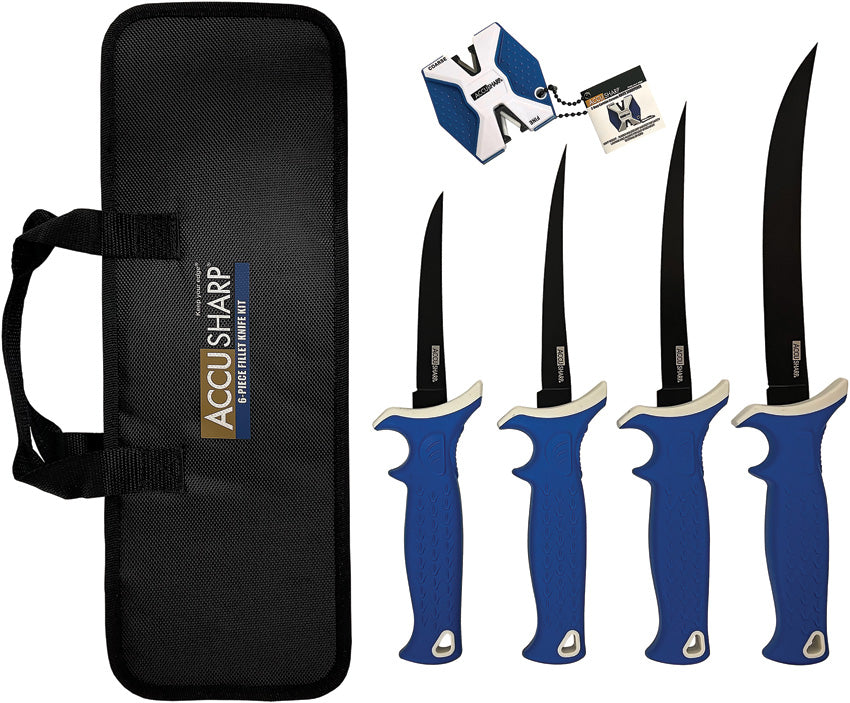 Six Piece Fillet Knife Kit - AS737C