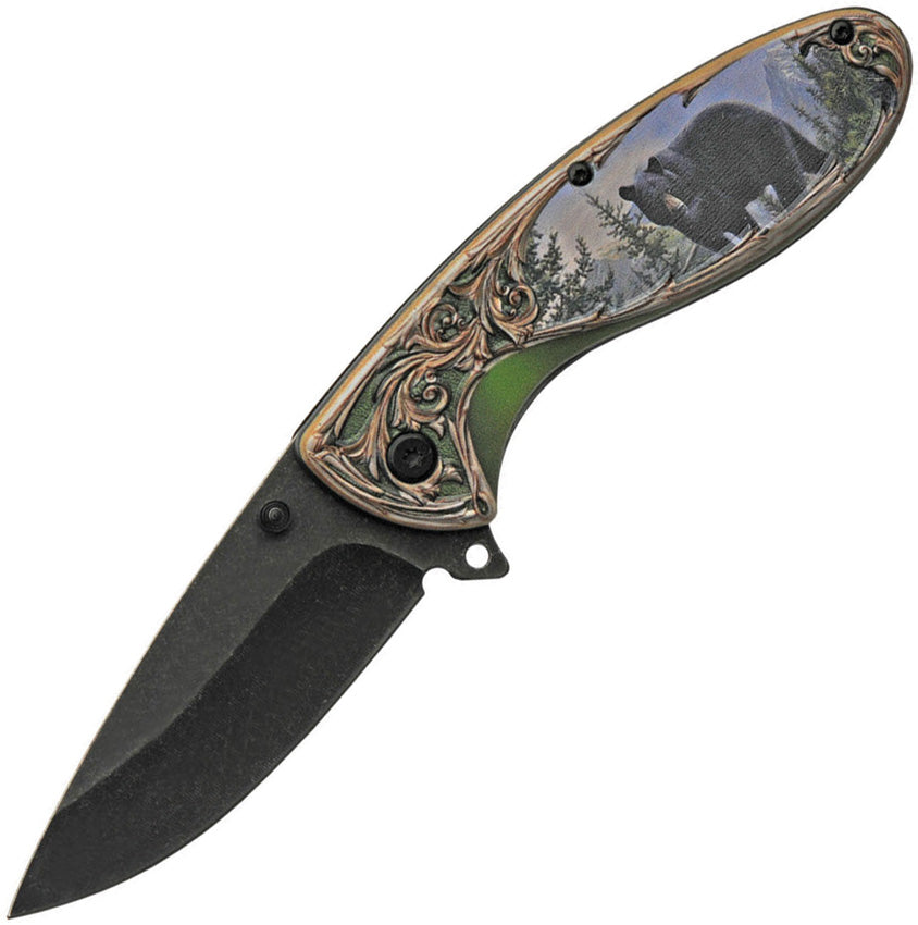 Wildlife Linerlock Bear - CN300508BE