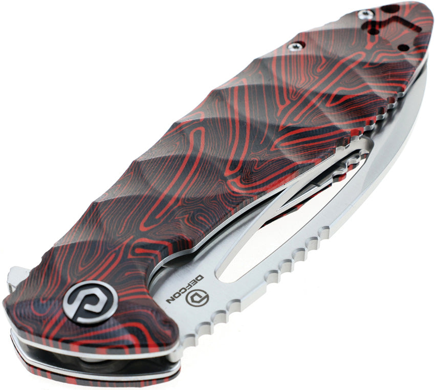 Tactical Linerlock Red - TD009FRD