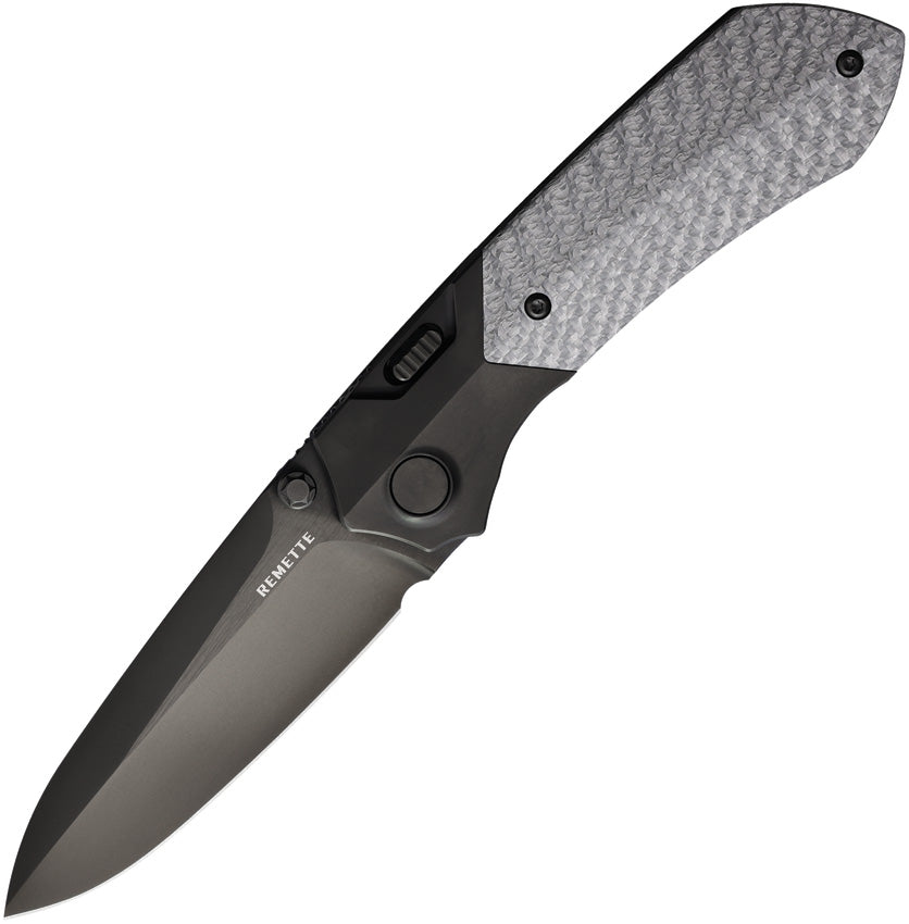 Meteor Button Linerlock Ti/CF - RMTRTPTBDL