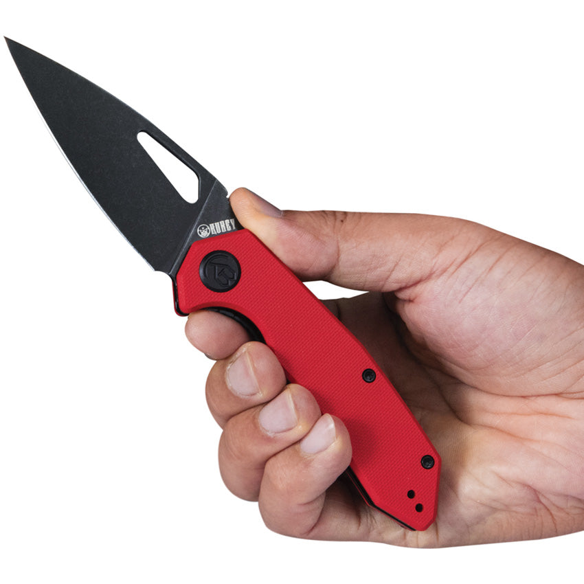 Coeus Linerlock Black Red - KUB122H