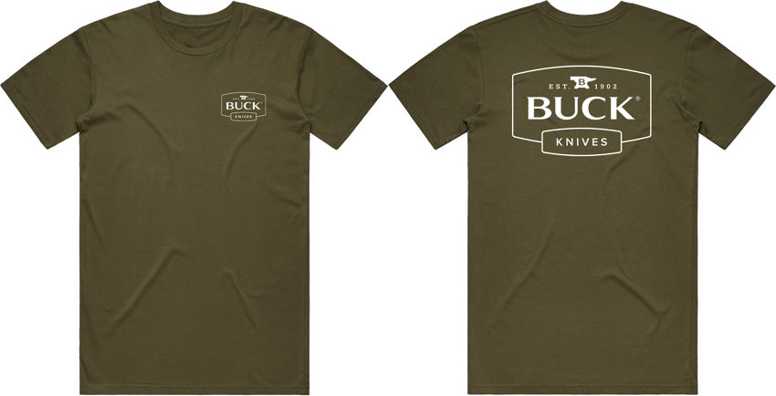 Logo T-Shirt OD Green Lrg - BU13867