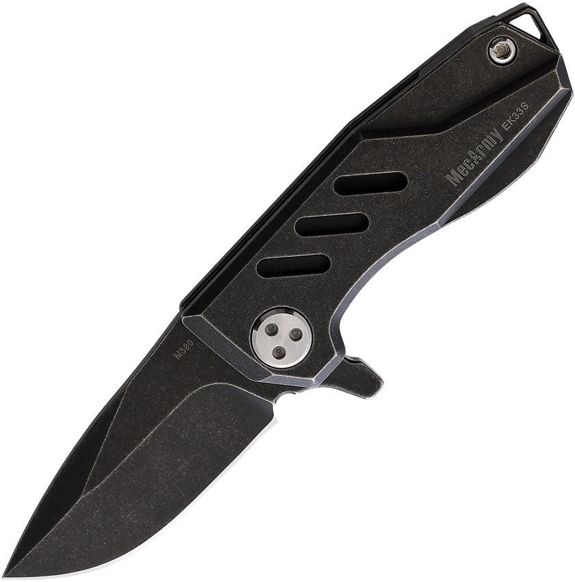 Titanium Mini Linerlock Black - MECEK33SBLK
