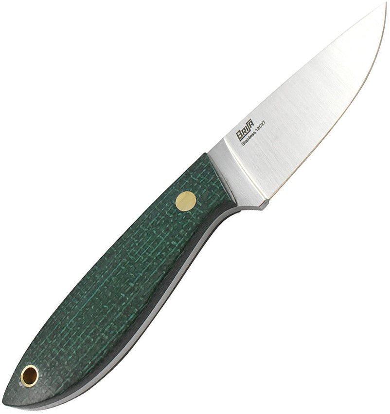 Bobtail 80 Green Micarta - BRI9957