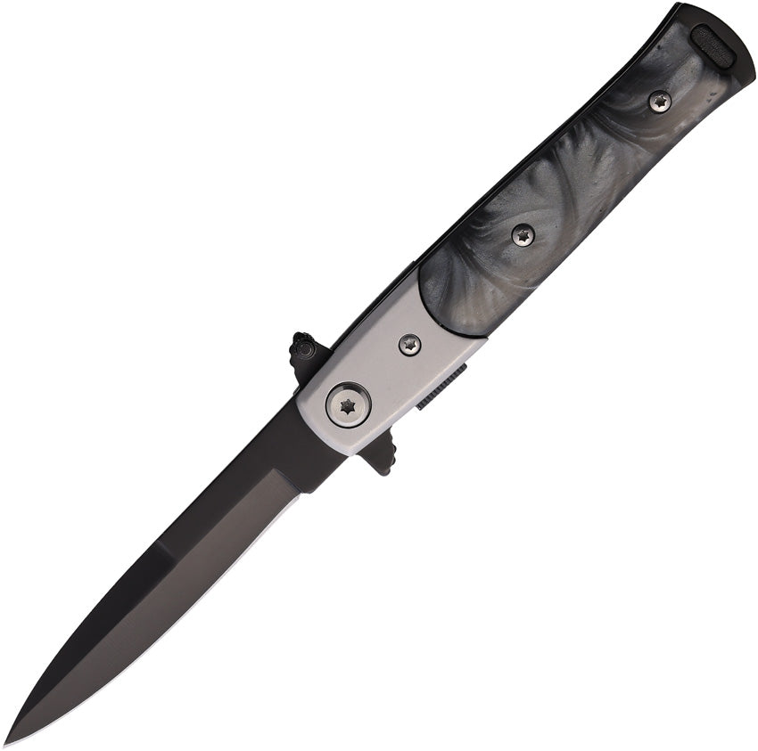 Stiletto Style Linerlock Black - STT27108BK1