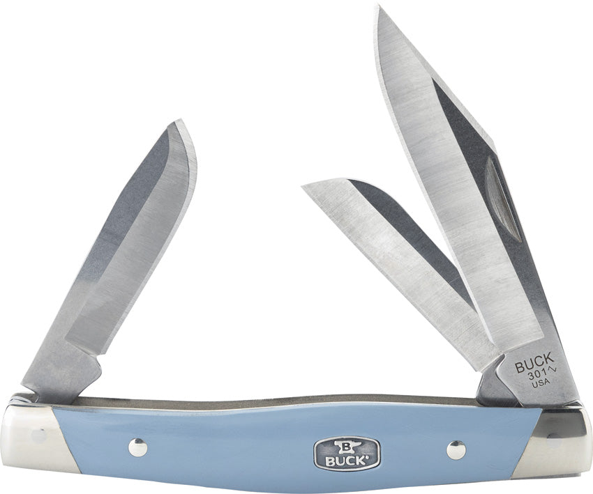 Stockman Blue Nickel Silver - BU301BLS