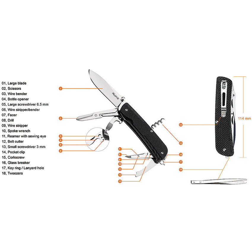 L31 Large Multifunction Knife - RKEL31B