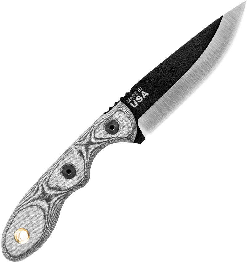 Mini Scandi Knife Black Linen - TPMSKBLM