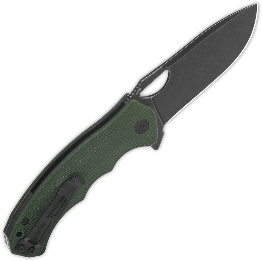 Gorilla Linerlock Green Mic - QS153C2