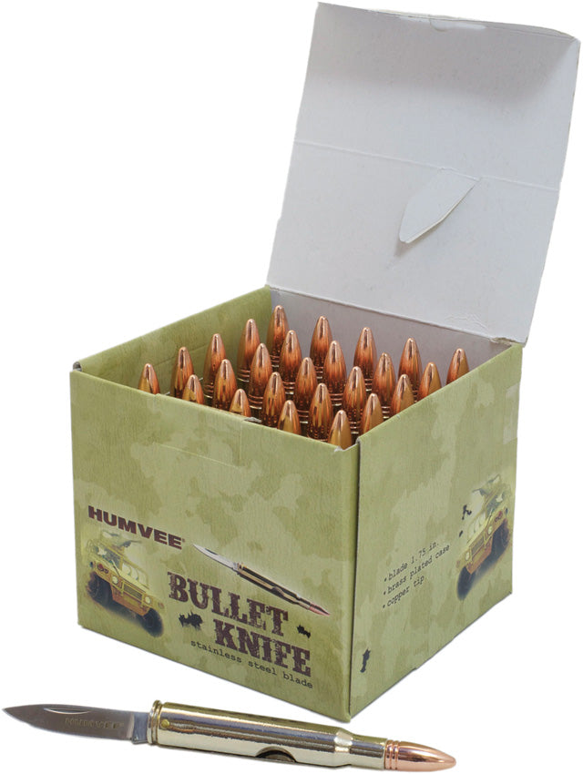 25 Piece Bullet Knife Display - HMVDBBLT