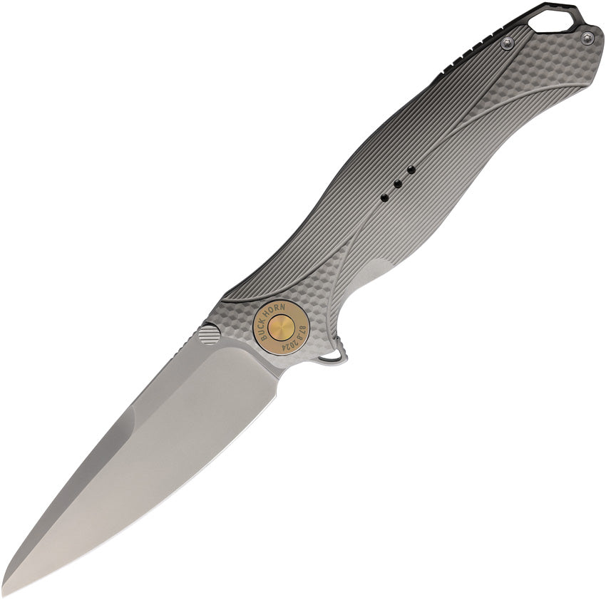 Buck Horn Linerlock Gray Al - KARB119