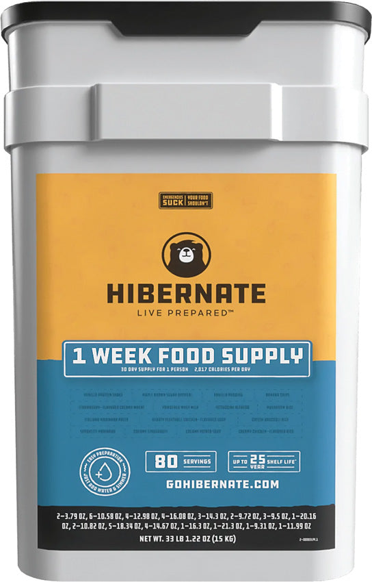 1 Week Premium Food Supply - HFS002